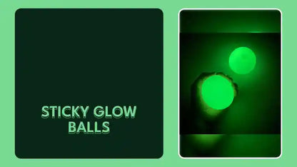 Sticky Glow Balls by@Outfy